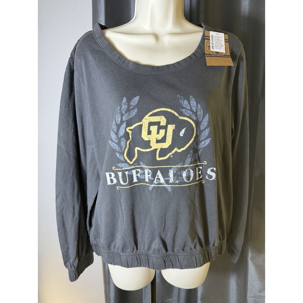 Rivalry Threads Women's CU University Of Colorado Buffalos Long Sleeve Shirt Med